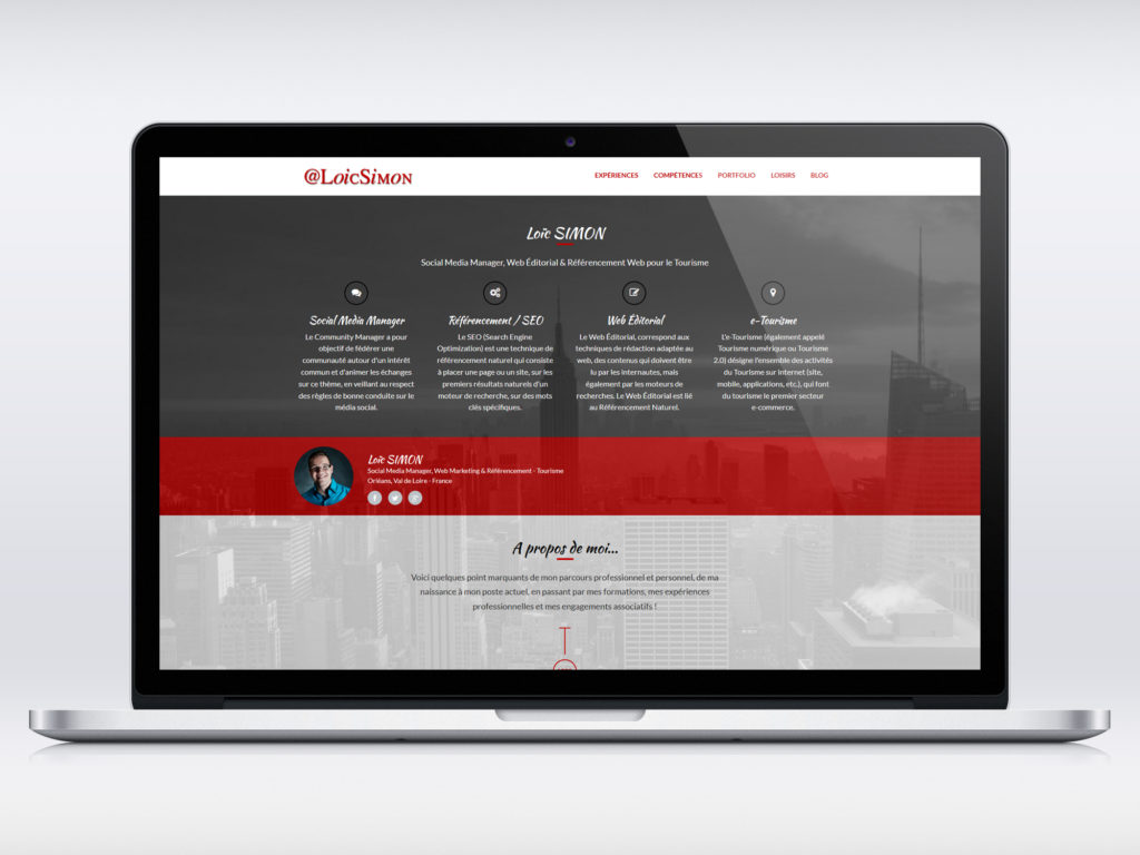Site CV Loïc SIMON V2