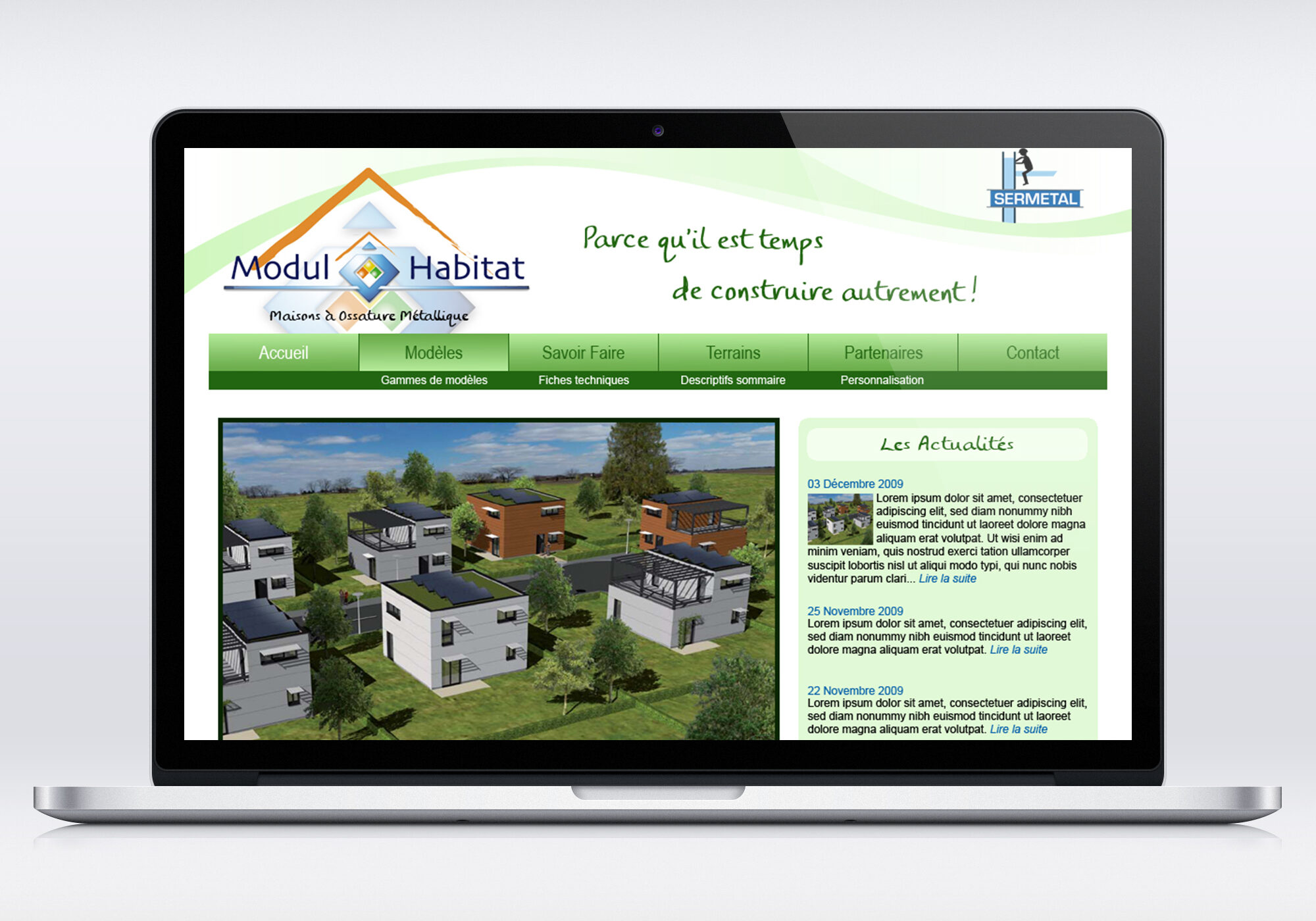 Site Vitrine Modul'Habitat